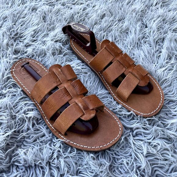 Melissinos Art The Poet Caesar Hand Made Leather Sandals Athens Greece Handmade - Picture 2 of 10